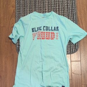 Blue Collar Proud Kids T-Shirt - Light Blue